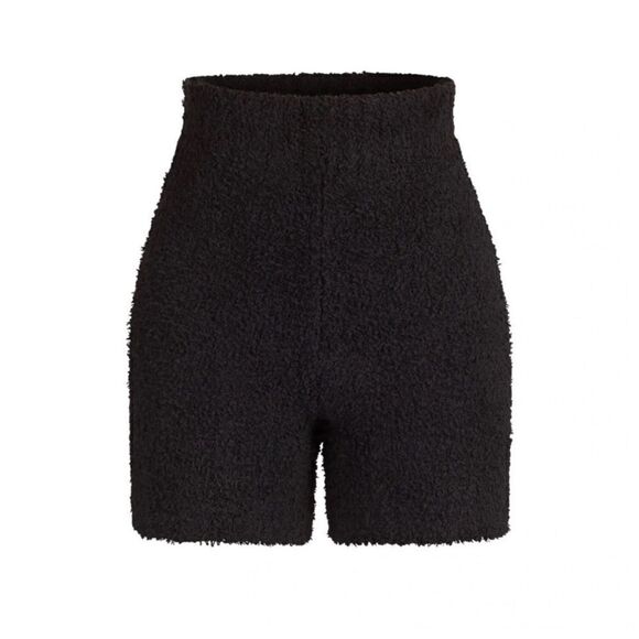 SKIMS Cozy Knit Shorts‎ Women Black Size Large/ XL - Picture 3 of 7